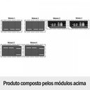 Ver imagem 4 de Cozinha Completa ágata 10 Portas 4 Gavetas Castanho/Preto - Panorama Móveis