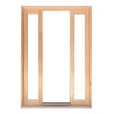 Ver imagem 1 de Porta Balcão de Correr de Madeira Padrão Cedro Panorâmico Reto Bat.14 Cm- 2.15(a) X 1.50(l)