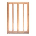 Ver imagem 2 de Porta Balcão de Correr de Madeira Padrão Cedro Panorâmico Reto Bat.14 Cm- 2.15(a) X 1.50(l)