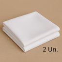 Ver imagem 4 de Jogo Pendure 2 Toalhas Mesa Oxford 150x150cm Branca