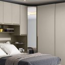 Ver imagem 5 de Módulo para Closet Canto Oblíquo com Espelho 1 Porta Exclusive Henn