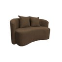 Ver imagem 5 de Sofá Decorativo Montreal 150cm Orgânico Linho Marrom