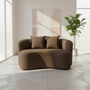 Ver imagem 1 de Sofá Decorativo Montreal 150cm Orgânico Linho Marrom
