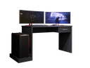 Ver imagem 2 de Mesa Gamer Escrivaninha Drx 9000 1 Gaveta 127cm Móveis Leão Preto