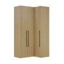 Ver imagem 3 de Guarda Roupa Roupeiro de Canto com 3 Portas e 3 Gavetas Zeus 2067 Genialflex