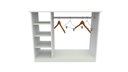Ver imagem 3 de Balcão Arara Cabideiro M4 100% Mdf (atendimento, Expositor) Vetorial Móveis Branco