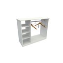 Ver imagem 2 de Balcão Arara Cabideiro M4 100% Mdf (atendimento, Expositor) Vetorial Móveis Branco