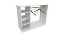 Ver imagem 2 de Balcão Arara Cabideiro M4 100% Mdf (atendimento, Expositor) Vetorial Móveis Branco