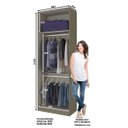 Ver imagem 3 de Guarda-Roupa Modulado 2 Portas com 2 Cabideiros Exclusive Henn