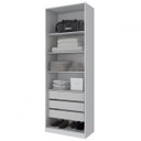 Ver imagem 2 de Guarda-Roupa Modulado 2 Portas 3 Gavetas Exclusive Henn