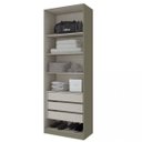 Ver imagem 2 de Guarda-Roupa Modulado 2 Portas 3 Gavetas Exclusive Henn