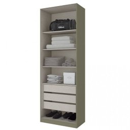 Guarda-Roupa Modulado 2 Portas 3 Gavetas Exclusive Henn - 2 Guarda-Roupa Modulado 2 Portas 3 Gavetas Exclusive Henn - 2