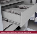 Ver imagem 4 de Guarda-Roupa Modulado 2 Portas 3 Gavetas Exclusive Henn