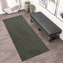 Ver imagem 1 de Tapete Passadeira Sisal Sintético 70x200cm Antiderrapante Verde