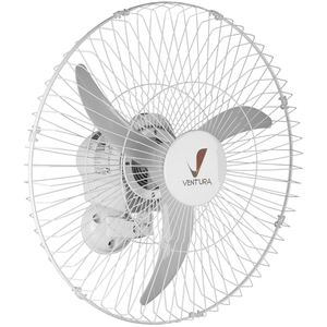 Ventilador De Parede Ventura 60 cm Aço Branco Bivolt 150 W Venti Delta