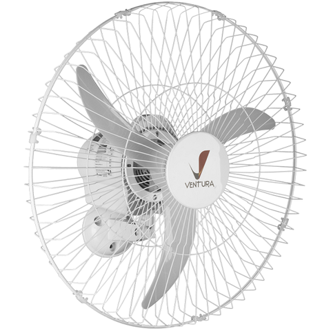 Ventilador De Parede Ventura 60 cm Aço Branco Bivolt 150 W Venti Delta