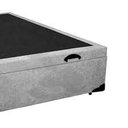 Ver imagem 2 de Cama Box Baú Casal Cinza Suede 138x188