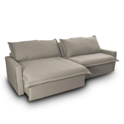 Sofá Cama Baú Ravello sem Caixa 2,26m Linho 3 Lugares - 6