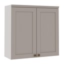 Ver imagem 7 de Armário de Cozinha Completa Iluminata 2,80m 8 Peças Branco/fendi - Genialflex