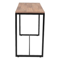 Aparador Estante Para Quarto Estilo Industrial Preto Fosco - 4