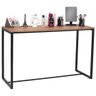 Aparador Estante Para Quarto Estilo Industrial Preto Fosco - 1