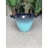 Vaso para Plantas Grande Decorativo Sala Jardim Alto Brilho (liso/azul) - 3