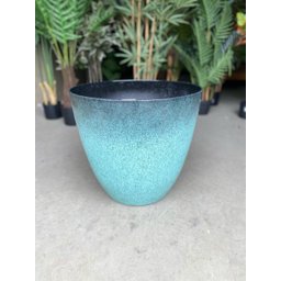 Vaso para Plantas Grande Decorativo Sala Jardim Alto Brilho (liso/azul) - 5