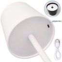 Ver imagem 5 de Luminária Abajur Mesa Led Touch Dimerizável S/ Fio Portátil Branco