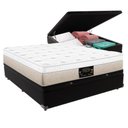 Ver imagem 1 de Cama Box Baú Colchão Comfort Latex Casal 138x188 King Star