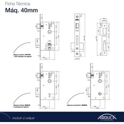 Fechadura Banheiro Victoria 508449/40 Zce - 2