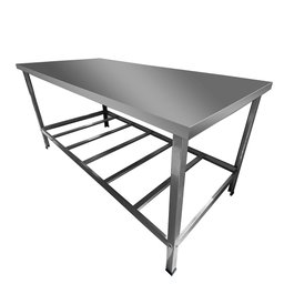 Mesa de Manipulação Inox Slim Cefaz 190x55CM MSIS-21 - 1
