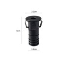 Ver imagem 3 de Spot de Embutir Nordecor Noa Ini Mini Redondo Led Alto Irc 90 1w Bivolt Preto 2700k Luz Amarela 6501