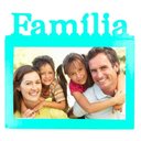 Ver imagem 1 de Porta Retrato Família 20x15cm Verde