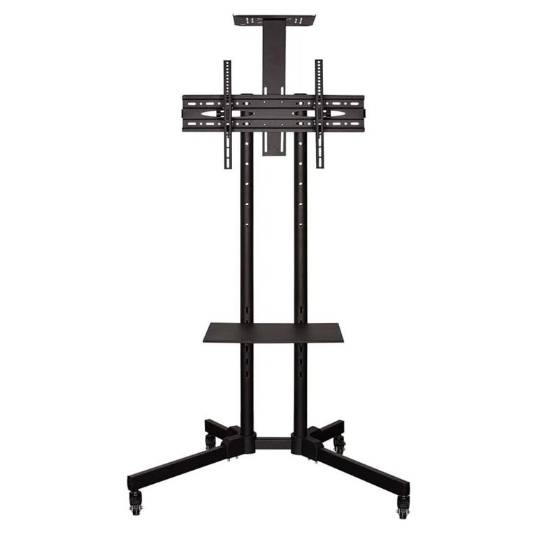 Pedestal Móvel Tv 32 a 65 Suporte com Rodízios Ped-4265-pr Multivisão