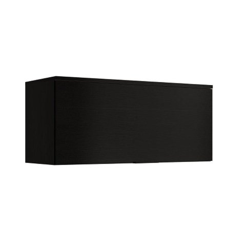 Armário Aéreo P/ Cozinha Alpha 2503 C/ 1 Porta Basculante 80cm Preto - Carraro