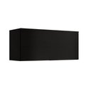 Ver imagem 1 de Armário Aéreo P/ Cozinha Alpha 2503 C/ 1 Porta Basculante 80cm Preto - Carraro