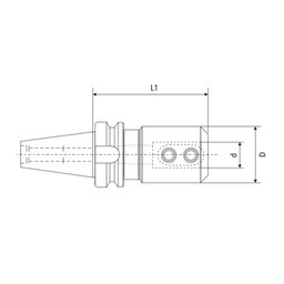 Porta Barra Weldon Modelo Bt30 - 6 - 50 - Mas 403 Bt - 4