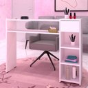 Ver imagem 4 de Kit Mesa Manicure Esmalteria 100% Mdf com Gaveta e Expositor de Esmaltes Branco Ssx Multicoisas Mesa