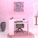 Ver imagem 5 de Kit Mesa Manicure Esmalteria 100% Mdf com Gaveta e Expositor de Esmaltes Branco Ssx Multicoisas Mesa