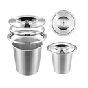 Ver imagem 7 de Cesto Lixeira Pia Cozinha Embutir 3 L Inox 304 Não Enferruja