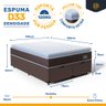Cama Box Baú com Colchão de Espuma D33 Pillow Top Comfort Luxo Queen 158 Cm - 4