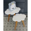 Ver imagem 2 de Mesa de Apoio Nuvem M - OBD-02 BH BABY KIDS Rosa