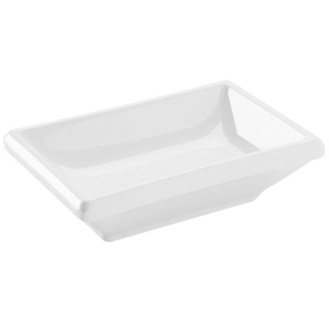 Kit 48 Molheiras Melamina Brancas 25ml Restaurante Pote de Molho Shoyu para Sushi