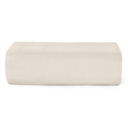 Lençol com Elástico para Cama Casal Teka Diamante 150 Fios - Tecido 100% Algodão - Bege - 1