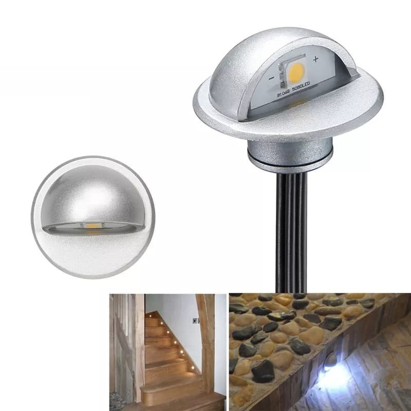 10 Balizadores Led Embutir Parede Escada Deck Madeira Chão Dangos - 1