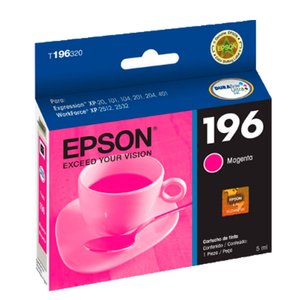 Cartucho de Tinta Epson T196320 T196 Magenta | Xp101 Xp201 Xp214 Xp401 Xp411 Wf-2532 | Compatível 4m