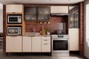 Ver imagem 4 de Armário Aéreo p/ Cozinha Alpha 2500 c/ 2 Portas c/ Vidro 120cm Freijo - Carraro