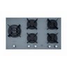 Fogão Cooktop Fischer 5q Tc Infinity Duo Blaze Gás Mesa Vidro Eiger Bivolt - 2