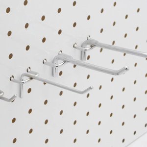 Kit 15 Ganchos Zincado 20 Cm para Painel Perfurado