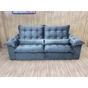 Ver mais imagens de Sofá Retrátil Reclinável 2,30 m Cinza 330 Florença Plus